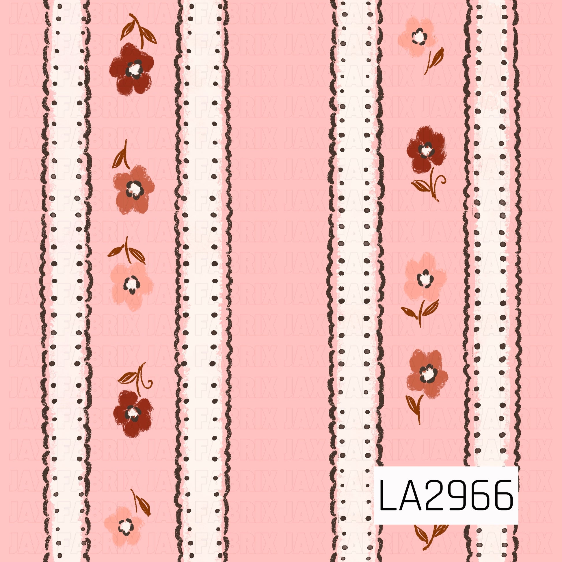 A sweet seamless stripe featuring soft blush pink backgrounds accented with delicate white lace ribbons, tiny dotted trim, and scattered hand-painted flowers in shades of dusty rose, terracotta, and peach. This charming vintage-inspired design adds a feminine touch and makes a beautiful coordinating print for floral, cottagecore, and whimsical collections.
