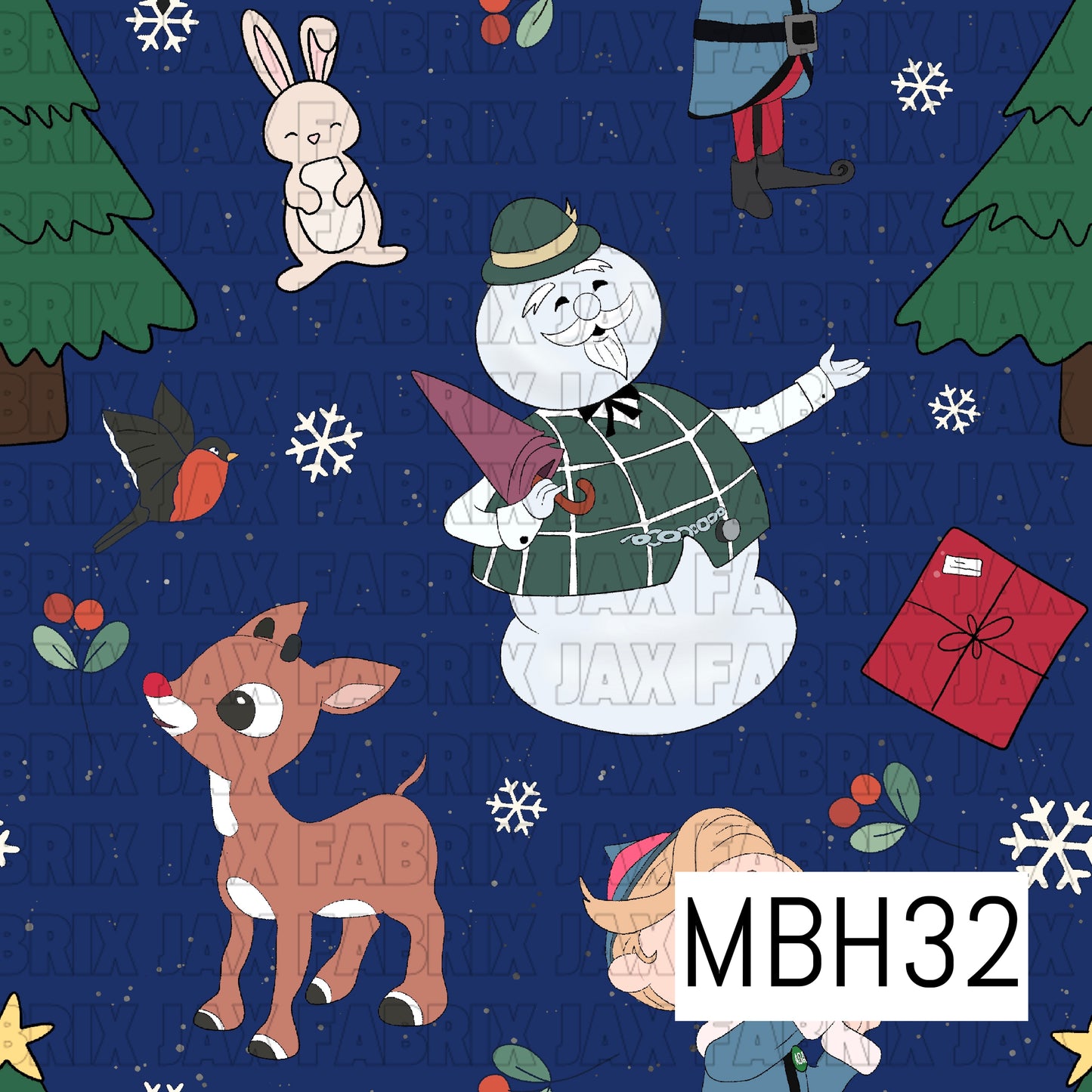 Reindeer Movie Blue  MBH32