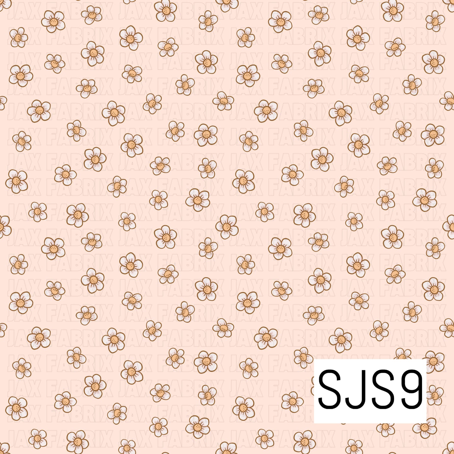 Scattered Daisies Cream SJS9