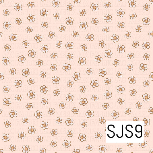 Scattered Daisies Cream SJS9