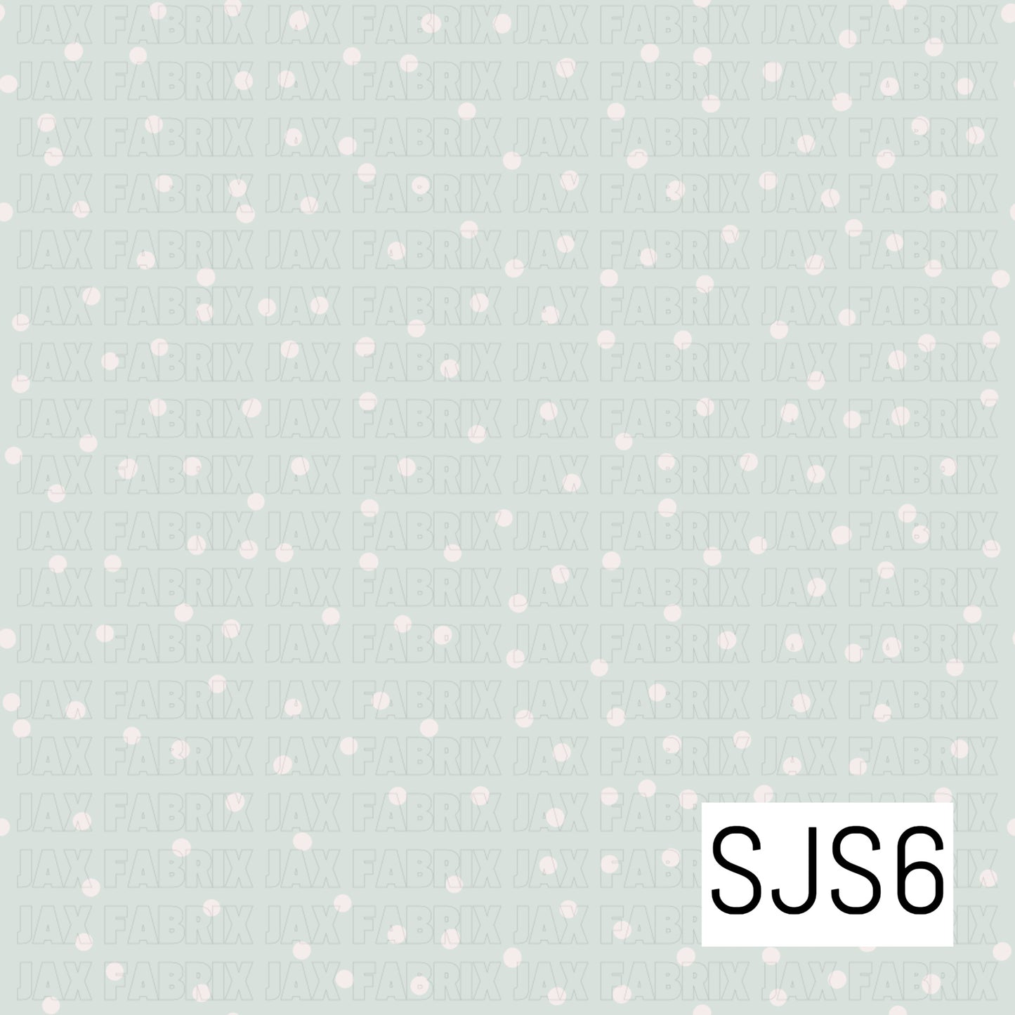 Scattered Dots Mint Green SJS6