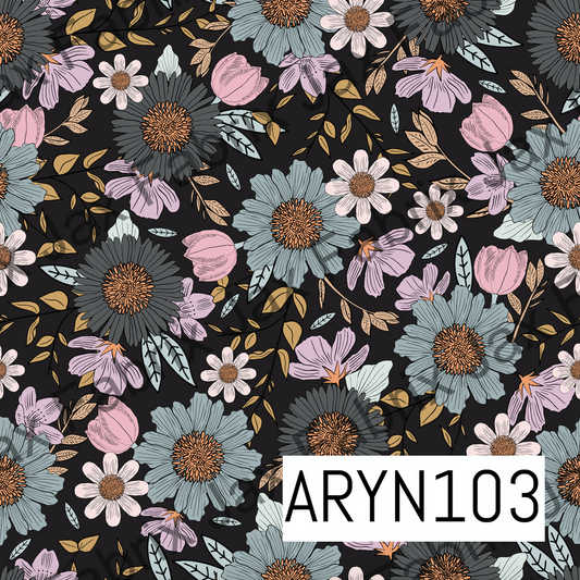 Black Floral ARYN103