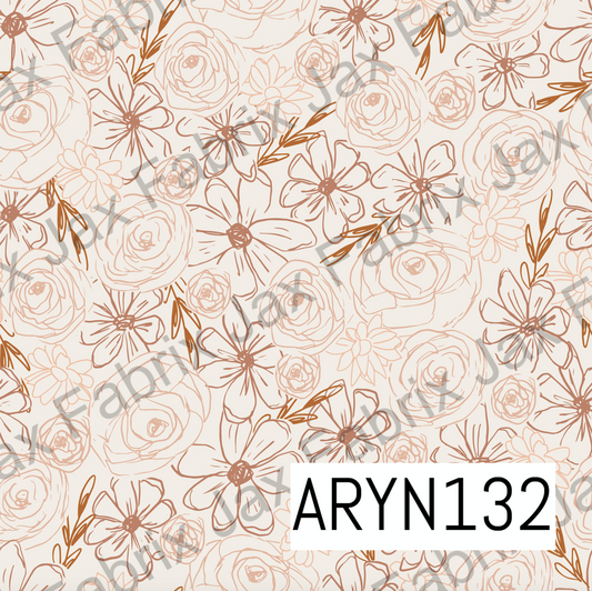 Sketchy Flowers Neutral ARYN132