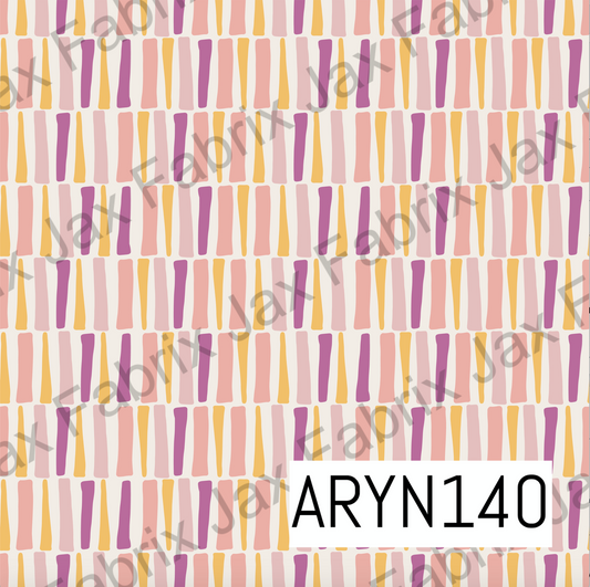 Abstract Pink Purple Yellow ARYN140