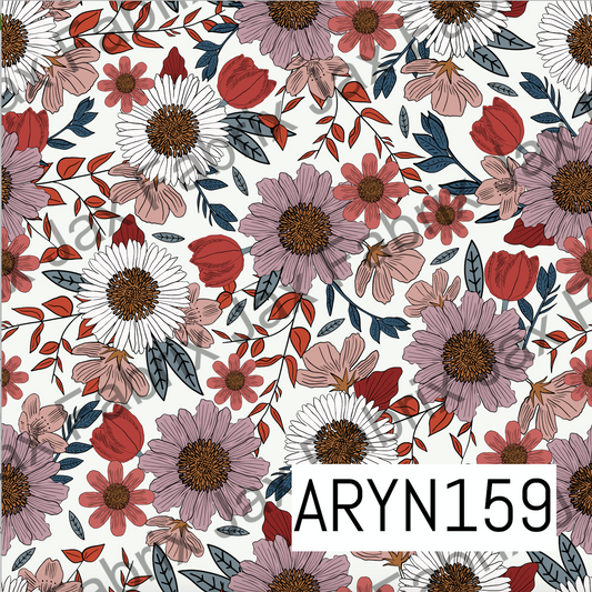 FOJ Muted Boho Floral ARYN159