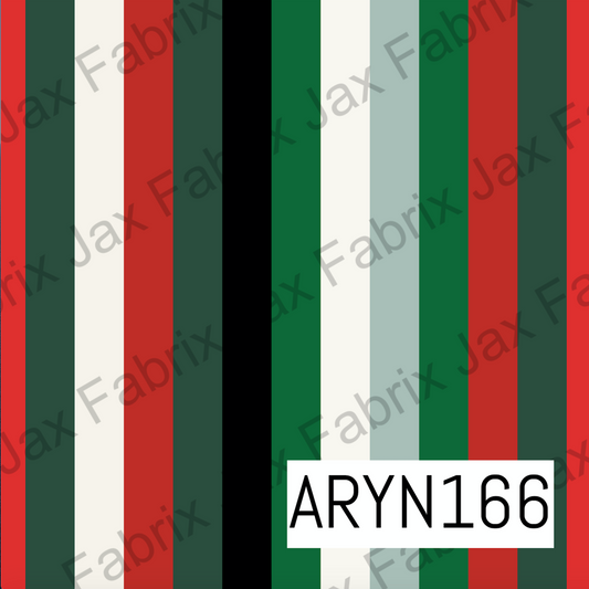 Vertical Christmas Stripes ARYN166