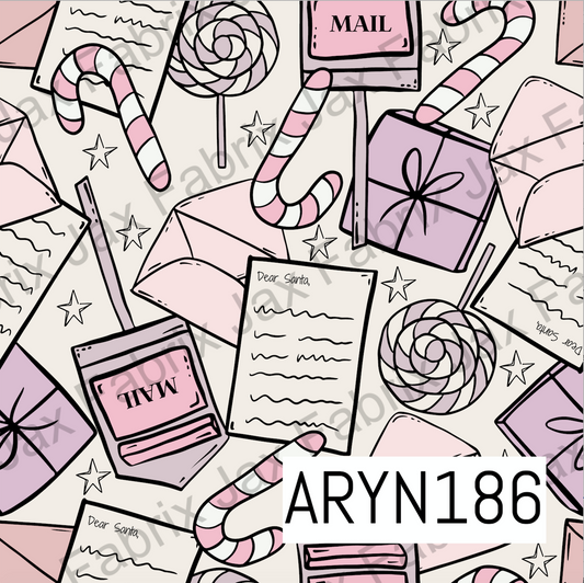 Christmas Mail Pink and Purple ARYN186