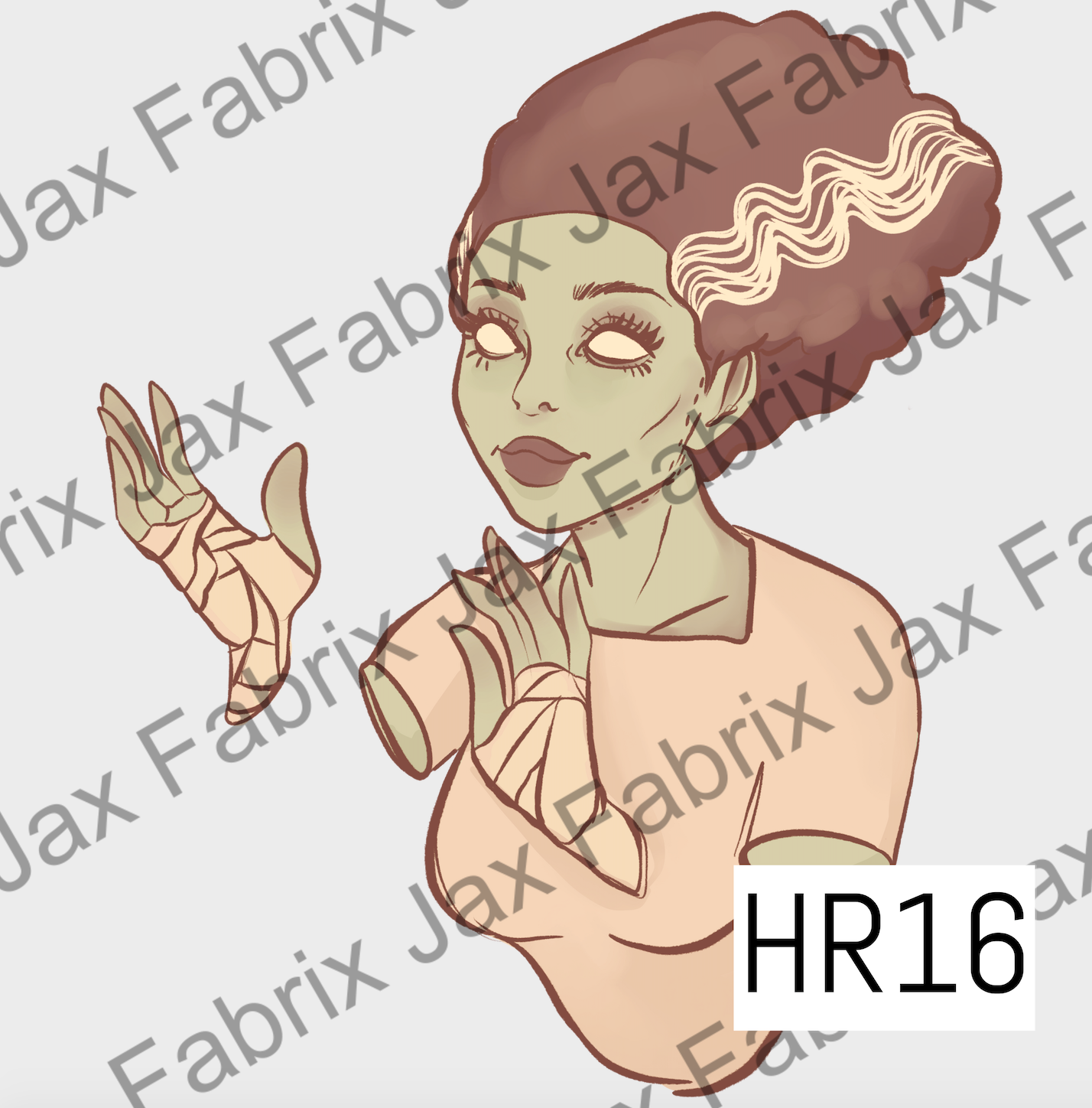 Franks Bride Muted PNG HR16