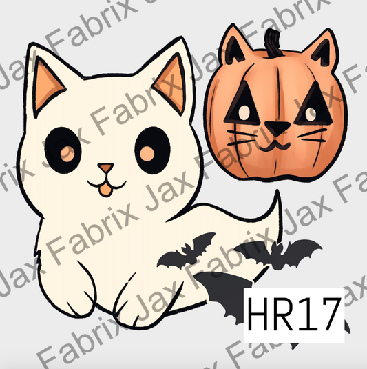 Pumpkin Kitty PNG HR11