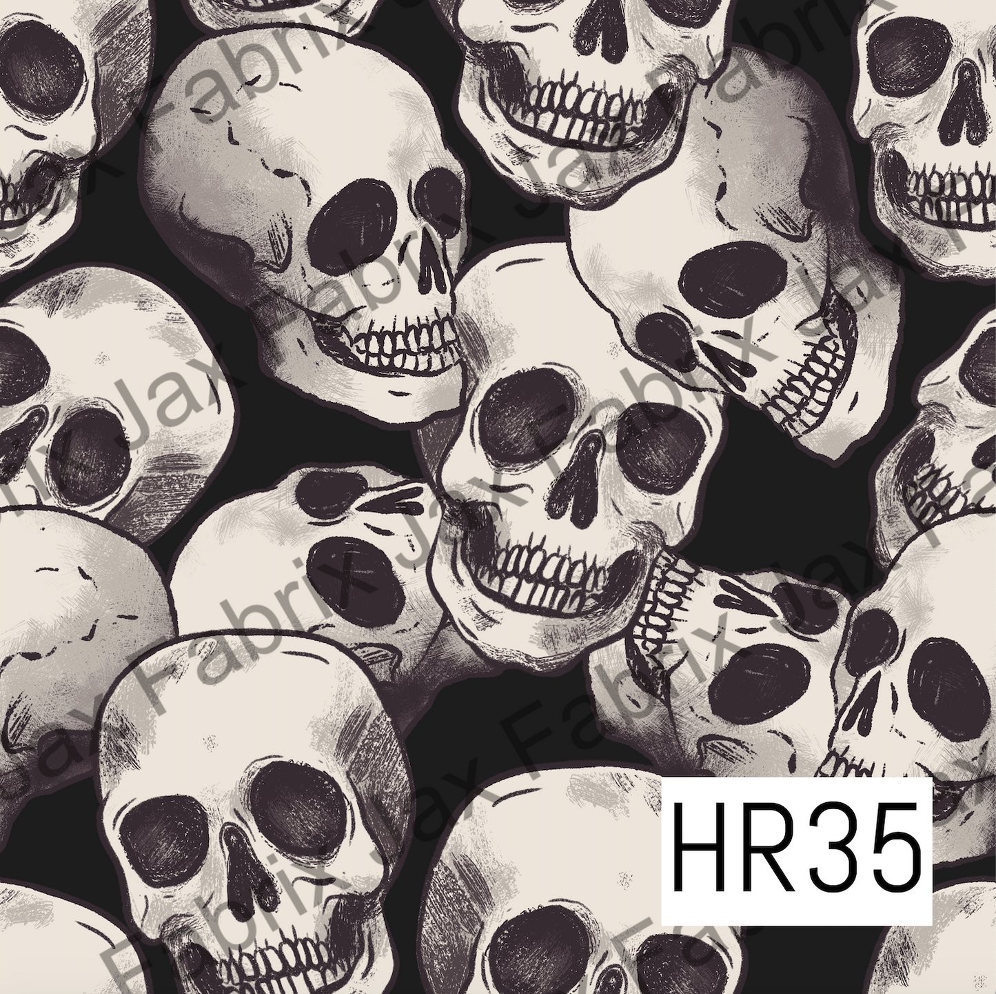 Skulls Black HR35