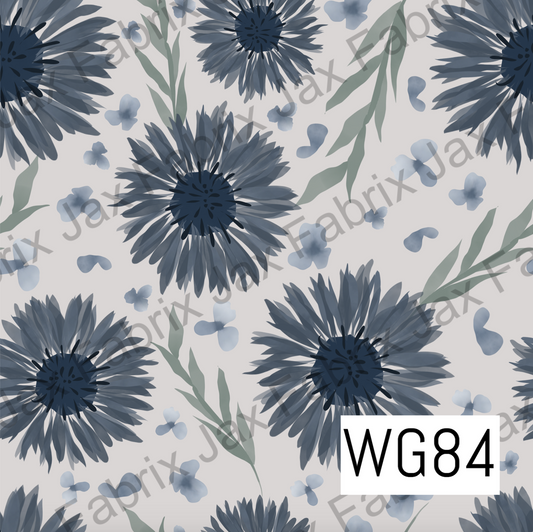 Watercolor Cornflowers WG84