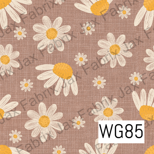 Embroidered Daisies WG85