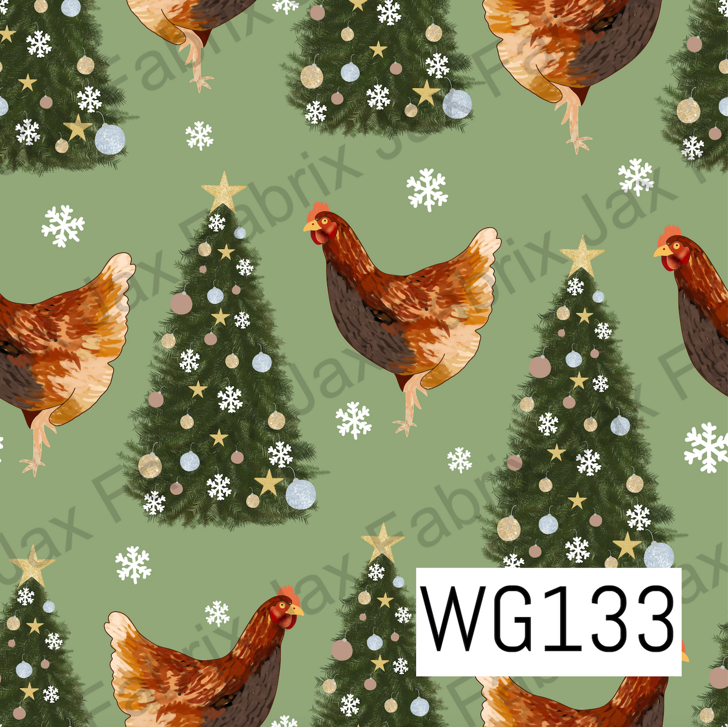 Chicken and Trees WG133