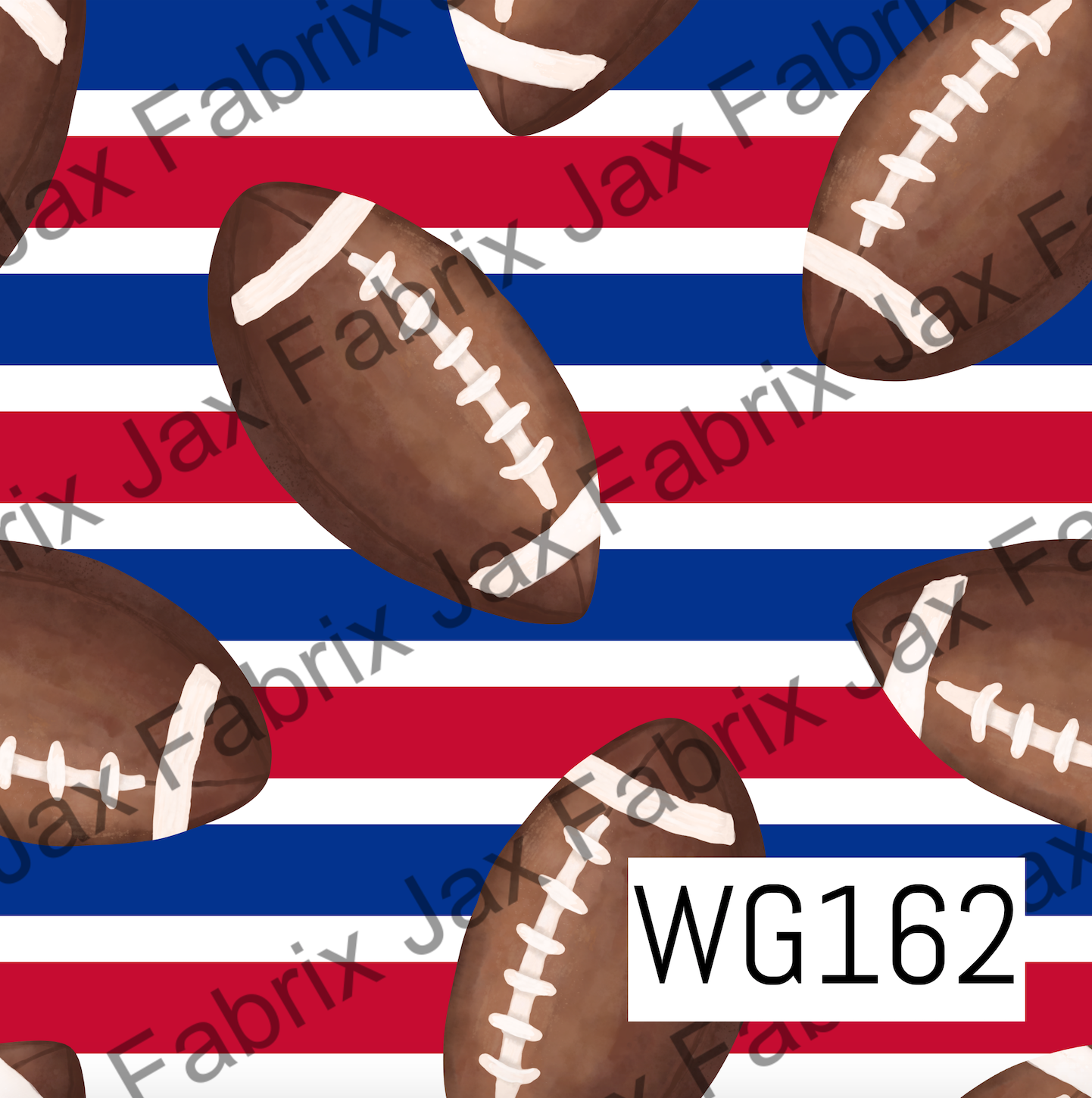 Red and Blue Football WG162