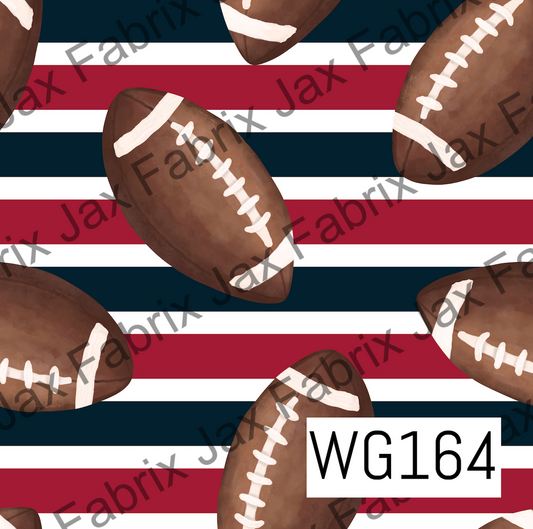 Navy and Red Football WG164