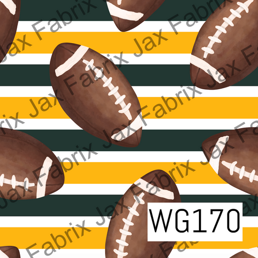 Green and Gold Football WG170