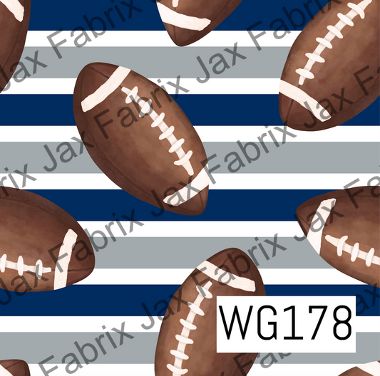 Blue and Gray Football WG178