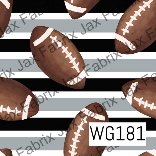 Black and Silver Football WG181