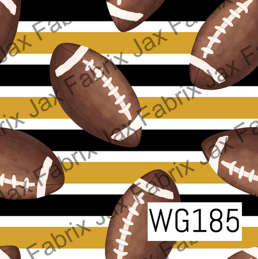 Black and Gold Football WG185