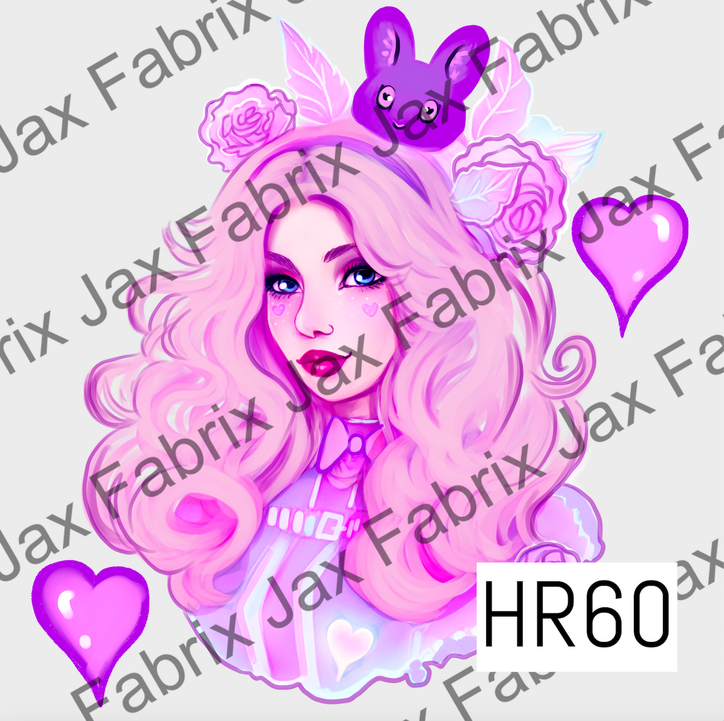 Wonderland Girl Pink PNG HR60