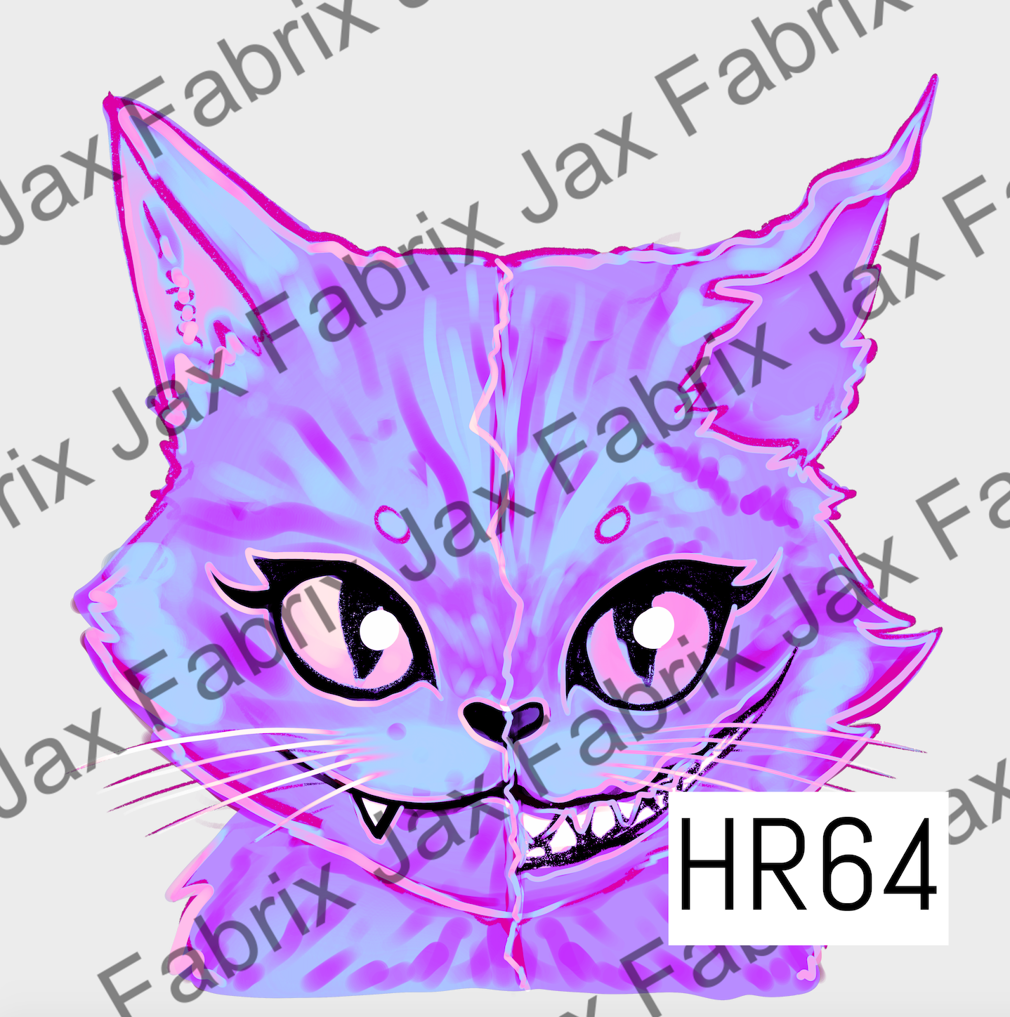 Wonderland Cat Purple PNG HR64