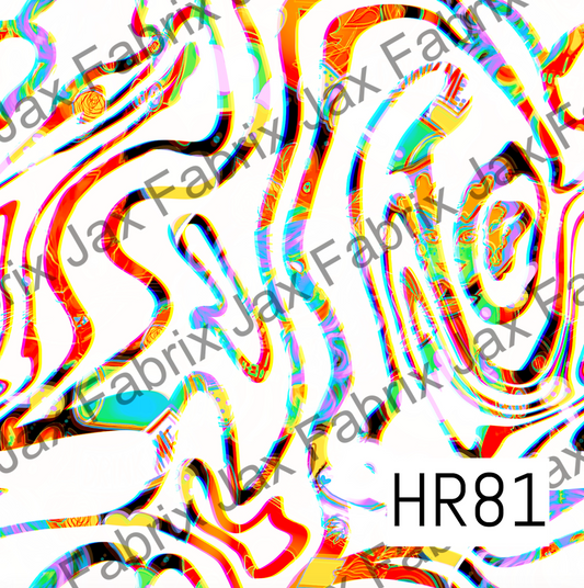 Wonderland Colorful Swirls HR81