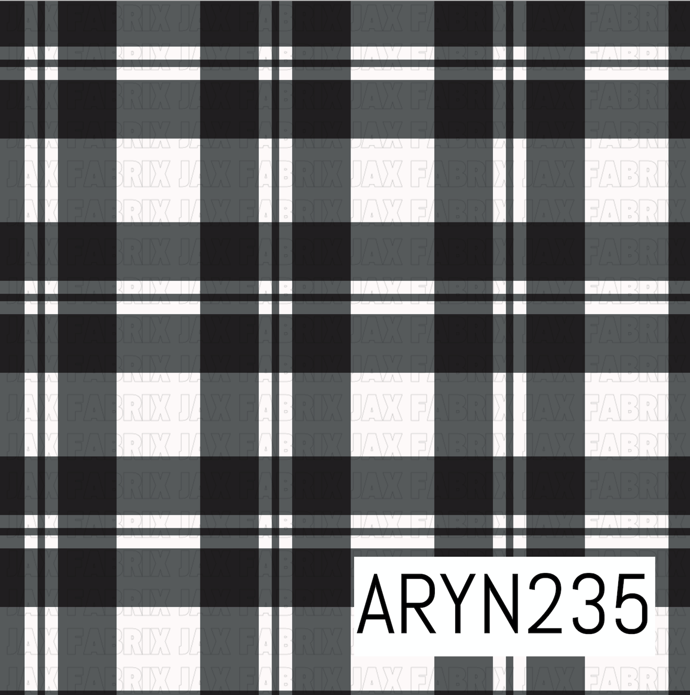 Plaid Black ARYN235