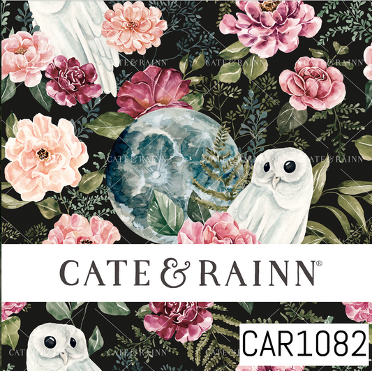 Moonlit Hollow Moonlit Owl Floral CAR1082