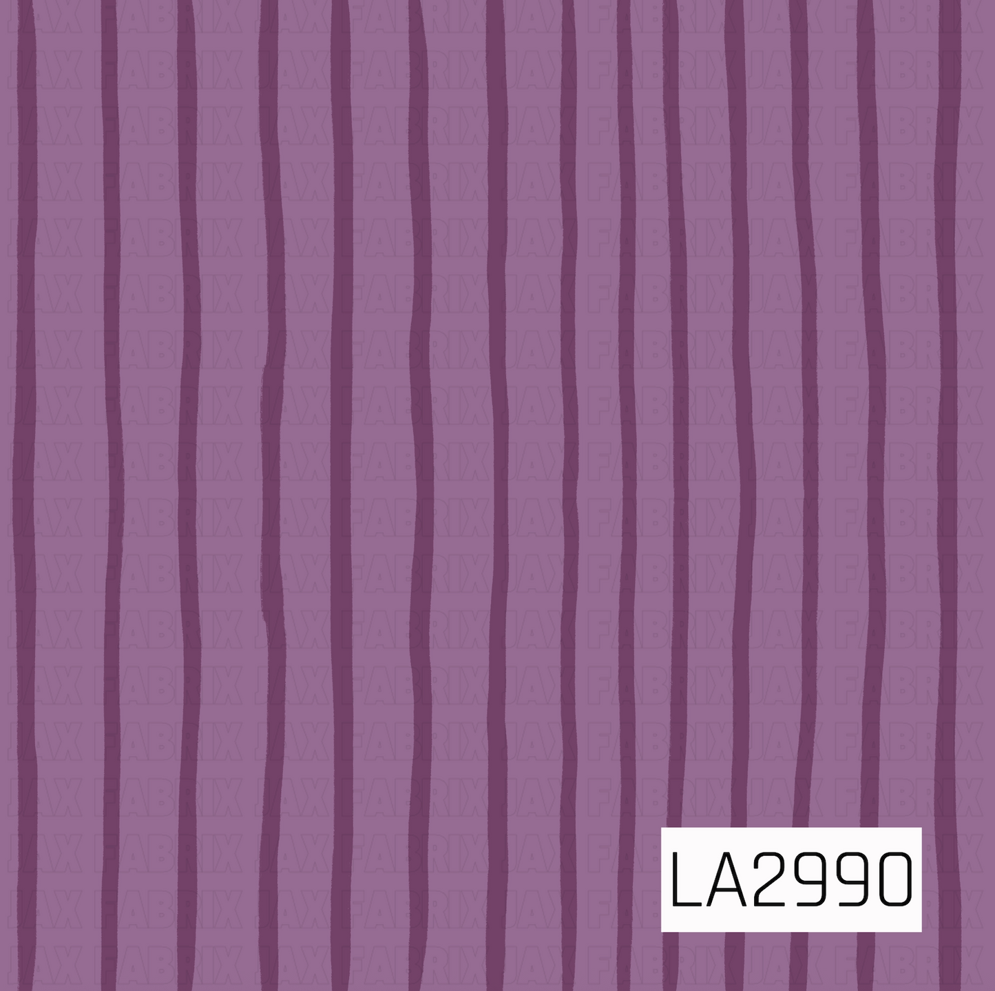 A simple coordinating pattern featuring hand-painted wavy vertical stripes in rich plum on a soft lavender background. This artistic stripe adds subtle texture and a modern touch while coordinating beautifully with fall, floral, and Thanksgiving-inspired collections.
