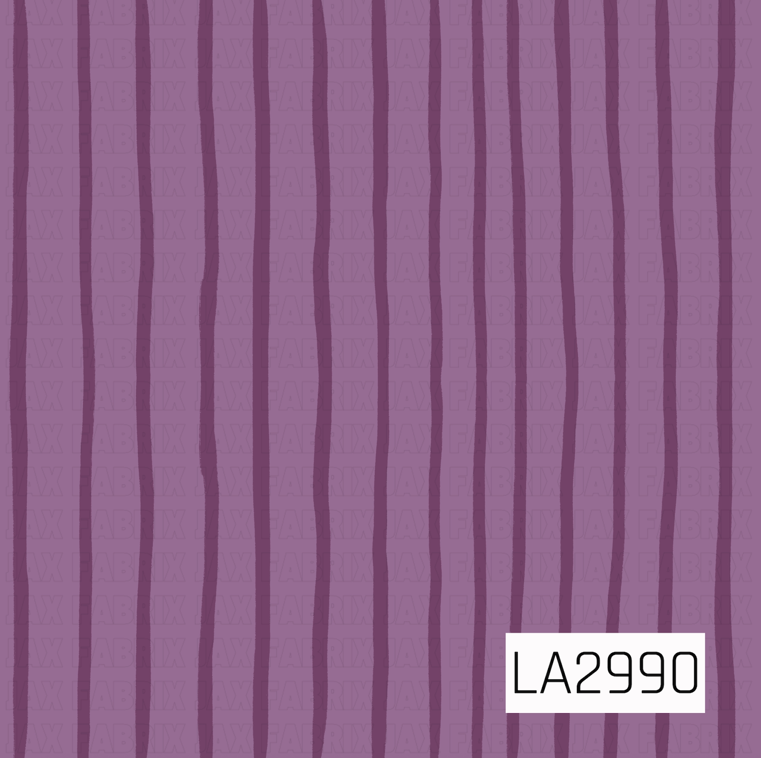 A simple coordinating pattern featuring hand-painted wavy vertical stripes in rich plum on a soft lavender background. This artistic stripe adds subtle texture and a modern touch while coordinating beautifully with fall, floral, and Thanksgiving-inspired collections.
