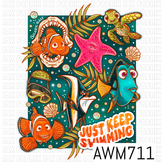 Ocean Adventure PNG Bundle featuring adorable clownfish, a smiling starfish, sea turtle, tropical fish, shark fins, snorkeling gear, seashells, ocean plants, bubbles, and fun ocean-themed phrases. These vibrant, high-quality PNG elements are perfect for sublimation, stickers, shirts, tumblers, beach bags, nursery décor, and whimsical sea-life craft projects.