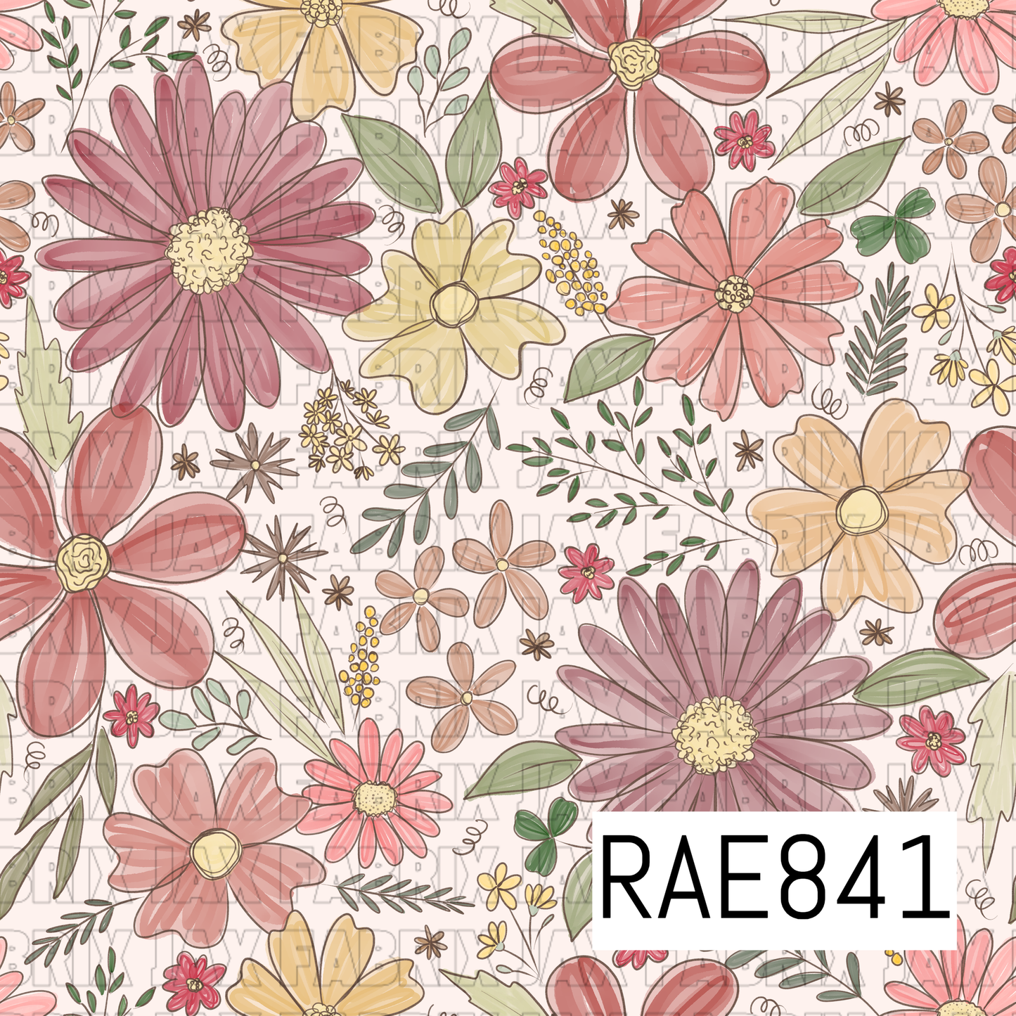 Sketchy Spring Floral RAE841
