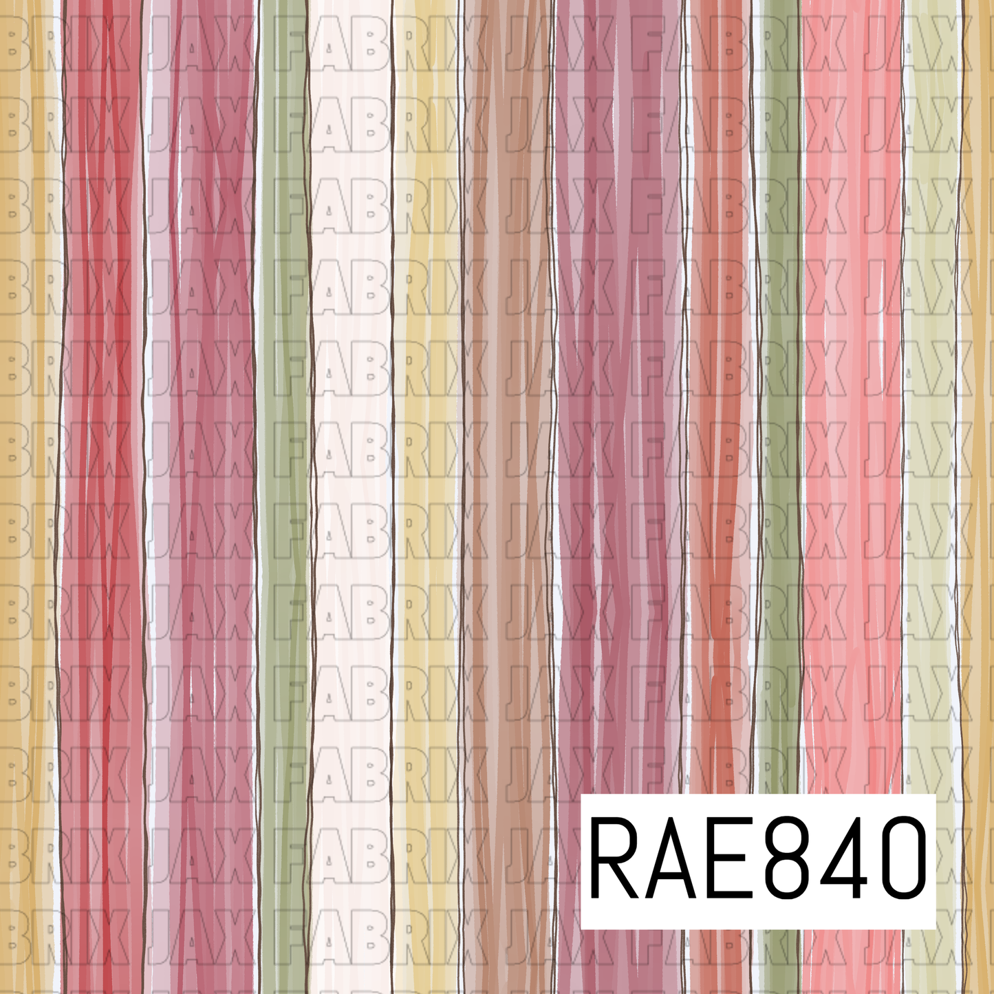 Sketchy Spring Floral Stripe RAE840