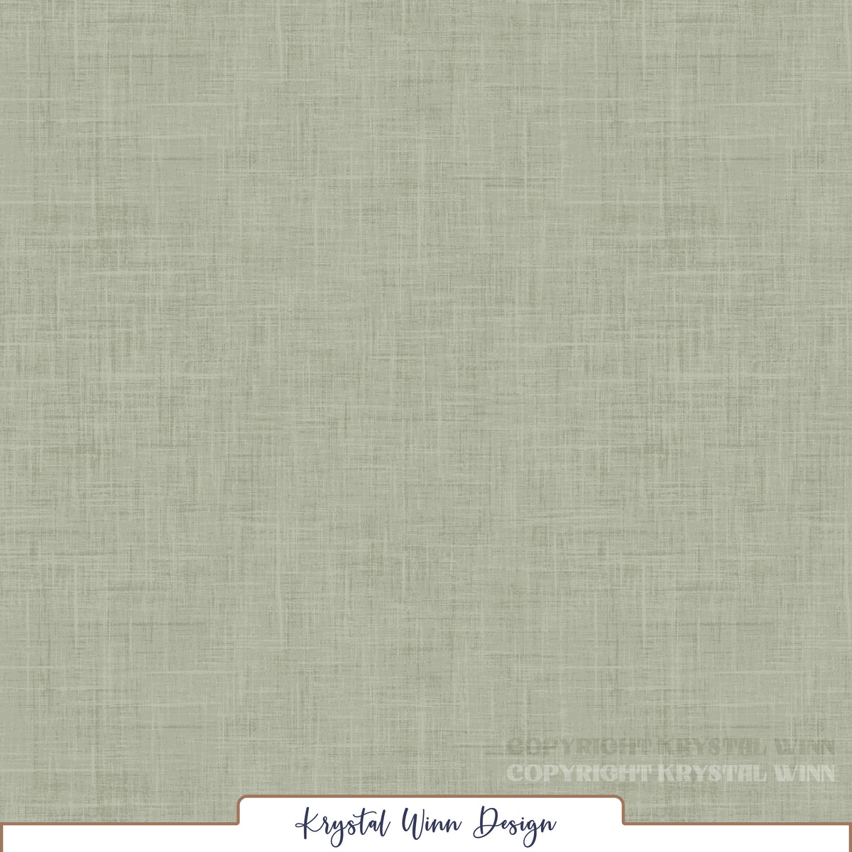 A soft, muted sage green solid featuring a delicate linen-inspired texture. Fine, overlapping horizontal and vertical lines in subtle variations of pale green and gray create a lightly woven, crosshatched appearance, adding gentle depth and a natural, understated finish.