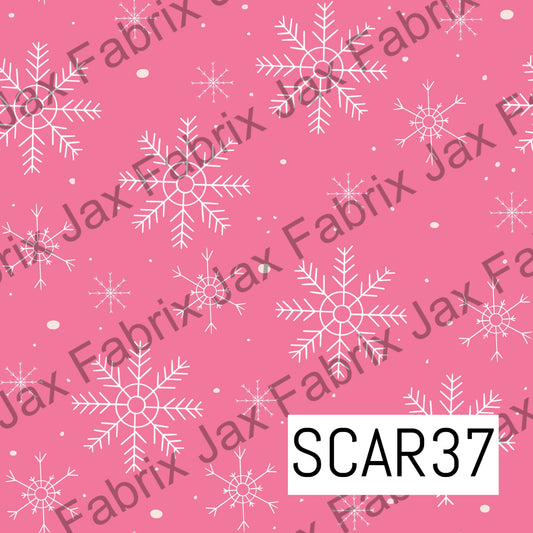 Pink Snowflakes SCAR37