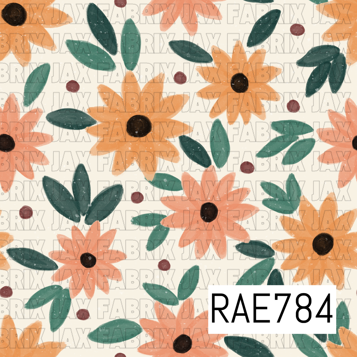 Speckled Pink and Yellow Flowers  RAE784