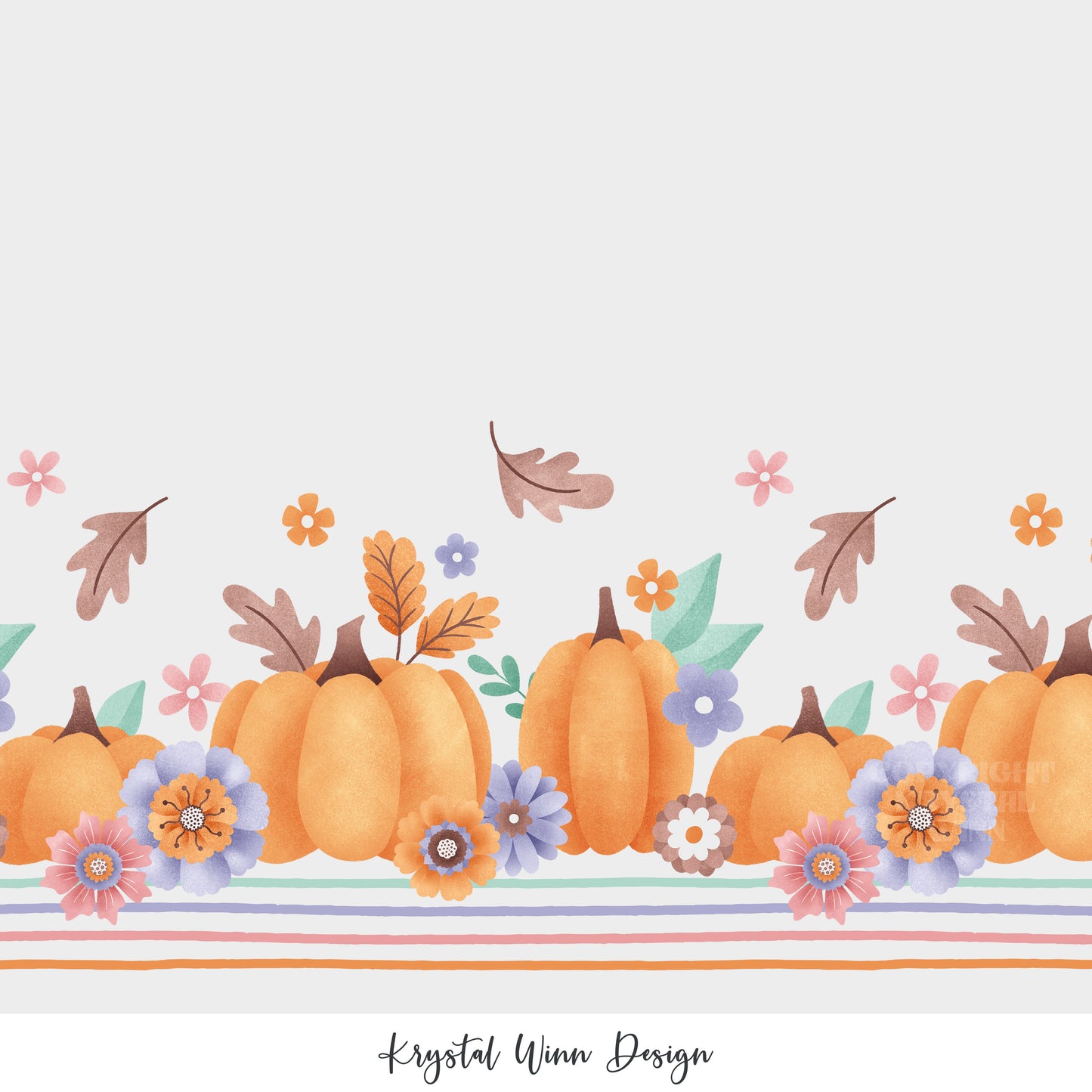 Spooky Cute Pumpkin Boarder KW866