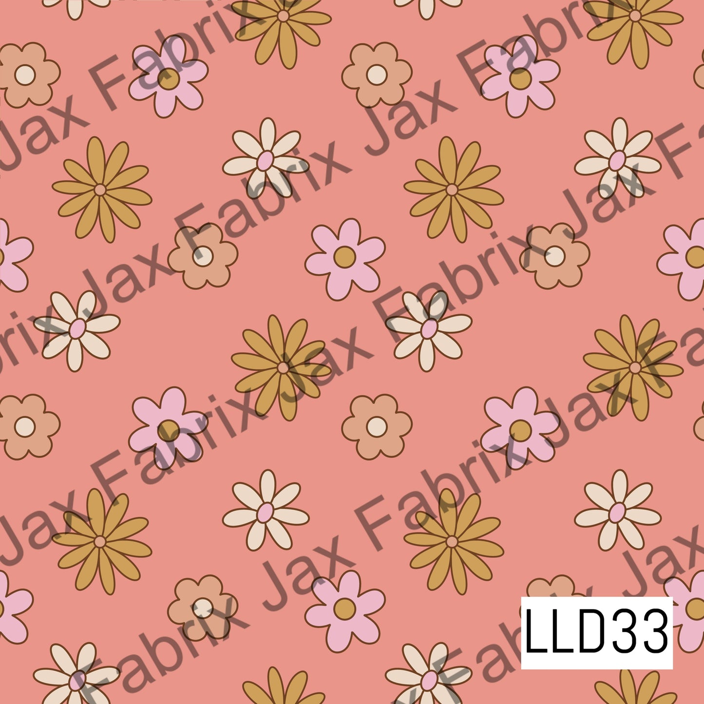 Spring Retro Flowers LLD33