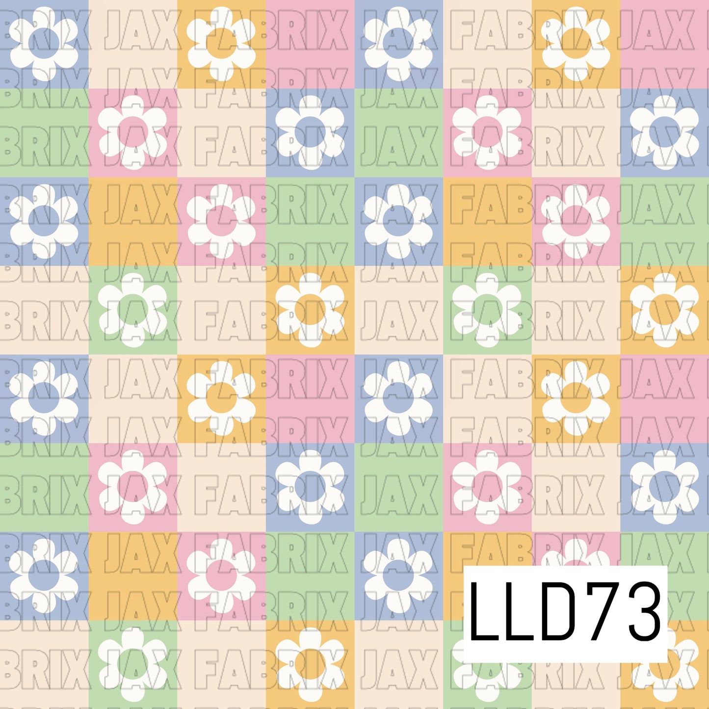 Spring Flower Checks LLD73