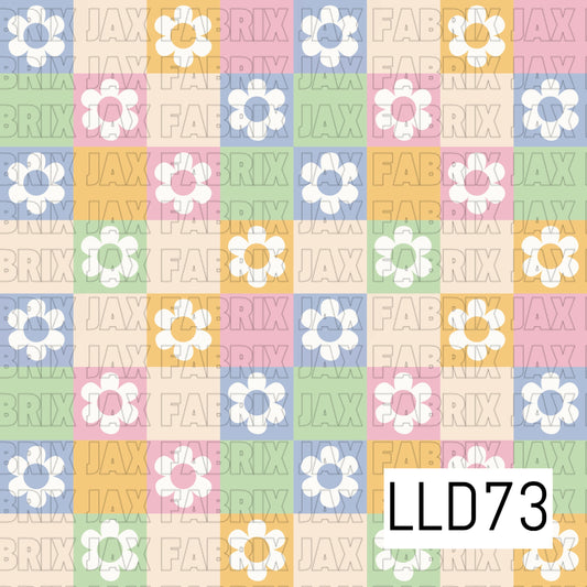 Spring Flower Checks LLD73