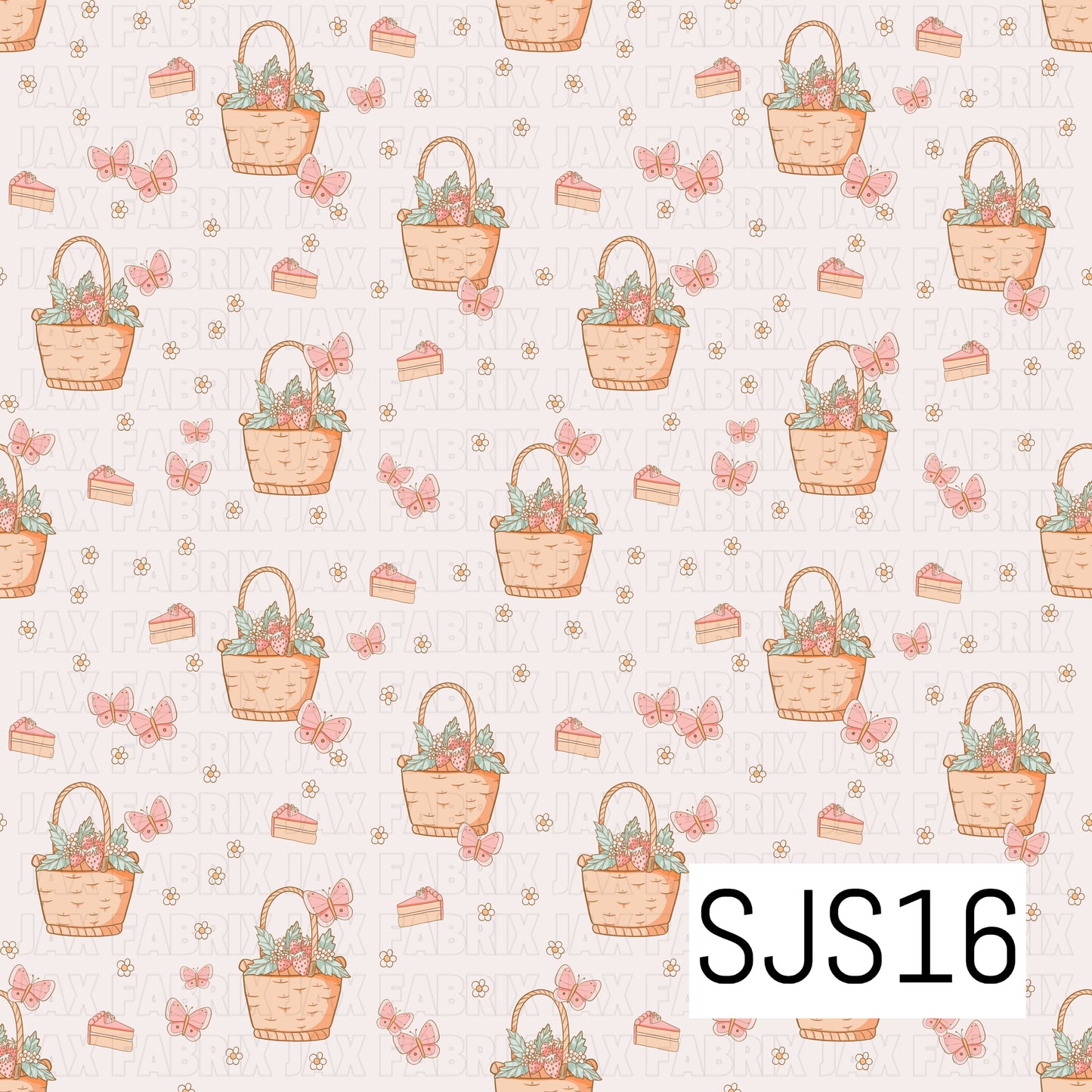 Strawberry Basket Cream SJS16