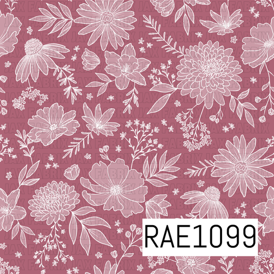 Summer Floral Outline RAE1099