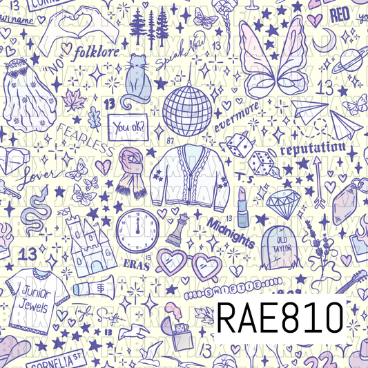 Music Purple and Yellow RAE810