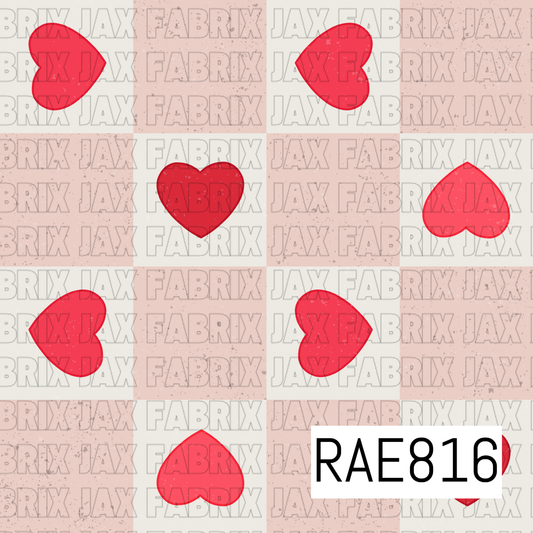 Valentine Heart Checks RAE816
