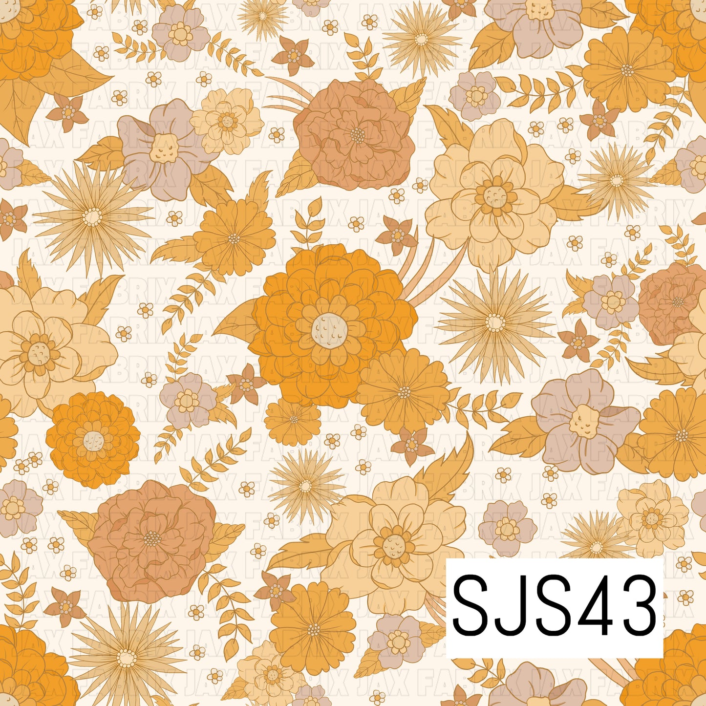 Vintage Desert Floral White SJS43