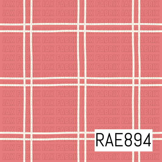 Vintage Floral Plaid Pink RAE894