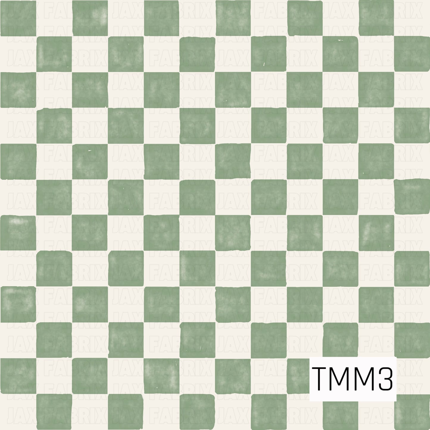 watercolor sage green and cream check pattern.

