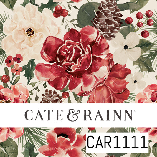 Briara and Pine Floral Cream CAR1111
