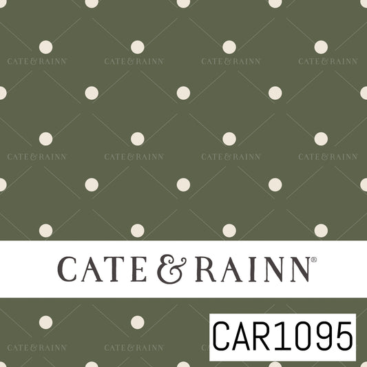 Briara and Pine Dots Green CAR1095
