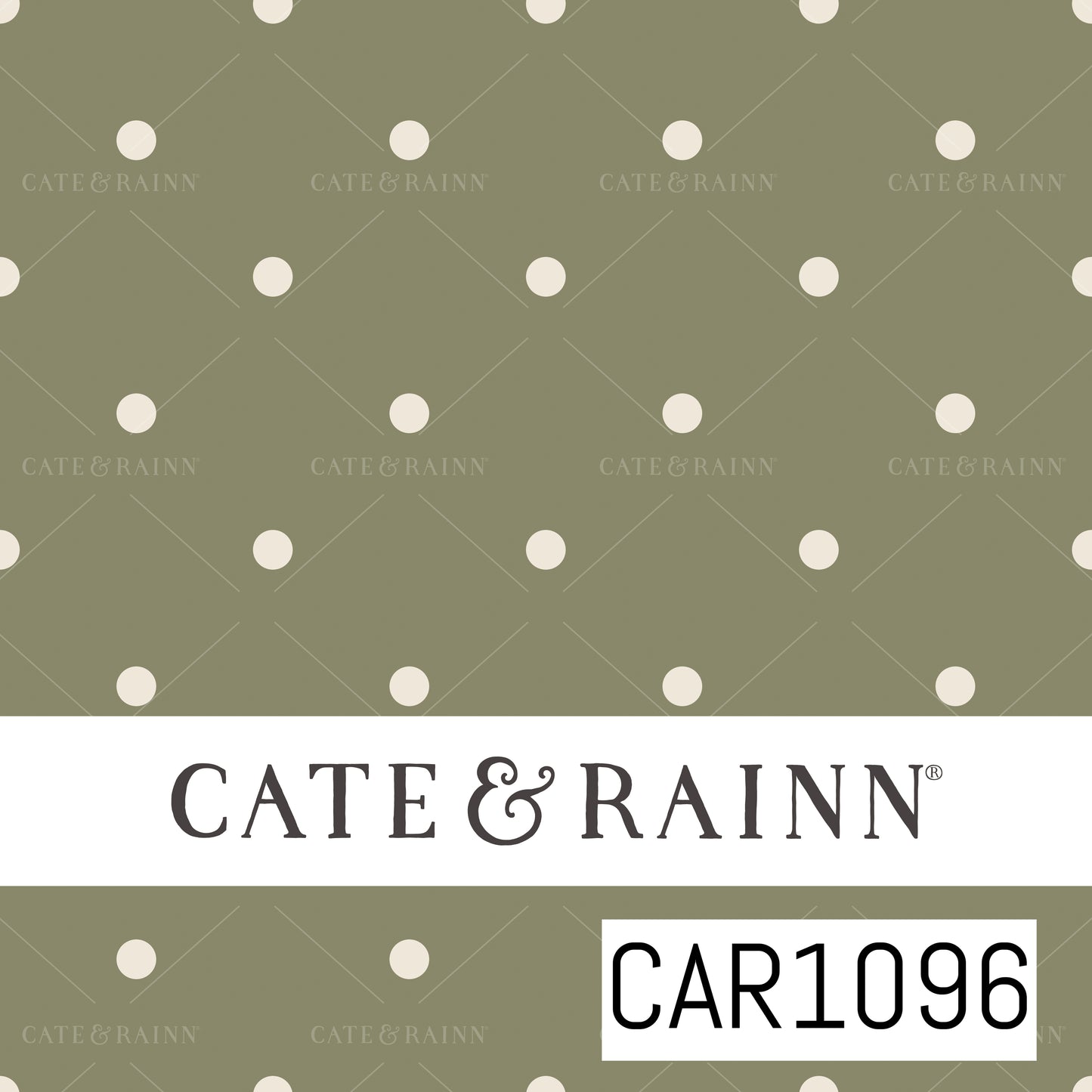 Briara and Pine Dots Light Green CAR1096